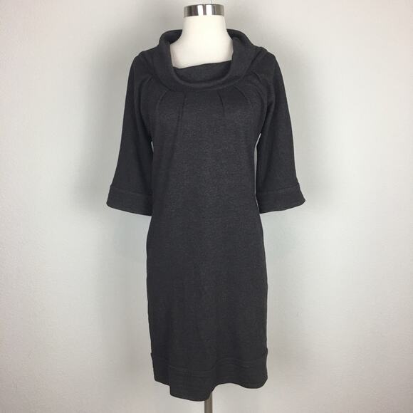 Yigal Azrouel Brown Funnel Neck Dress Small - Picture 2 of 10